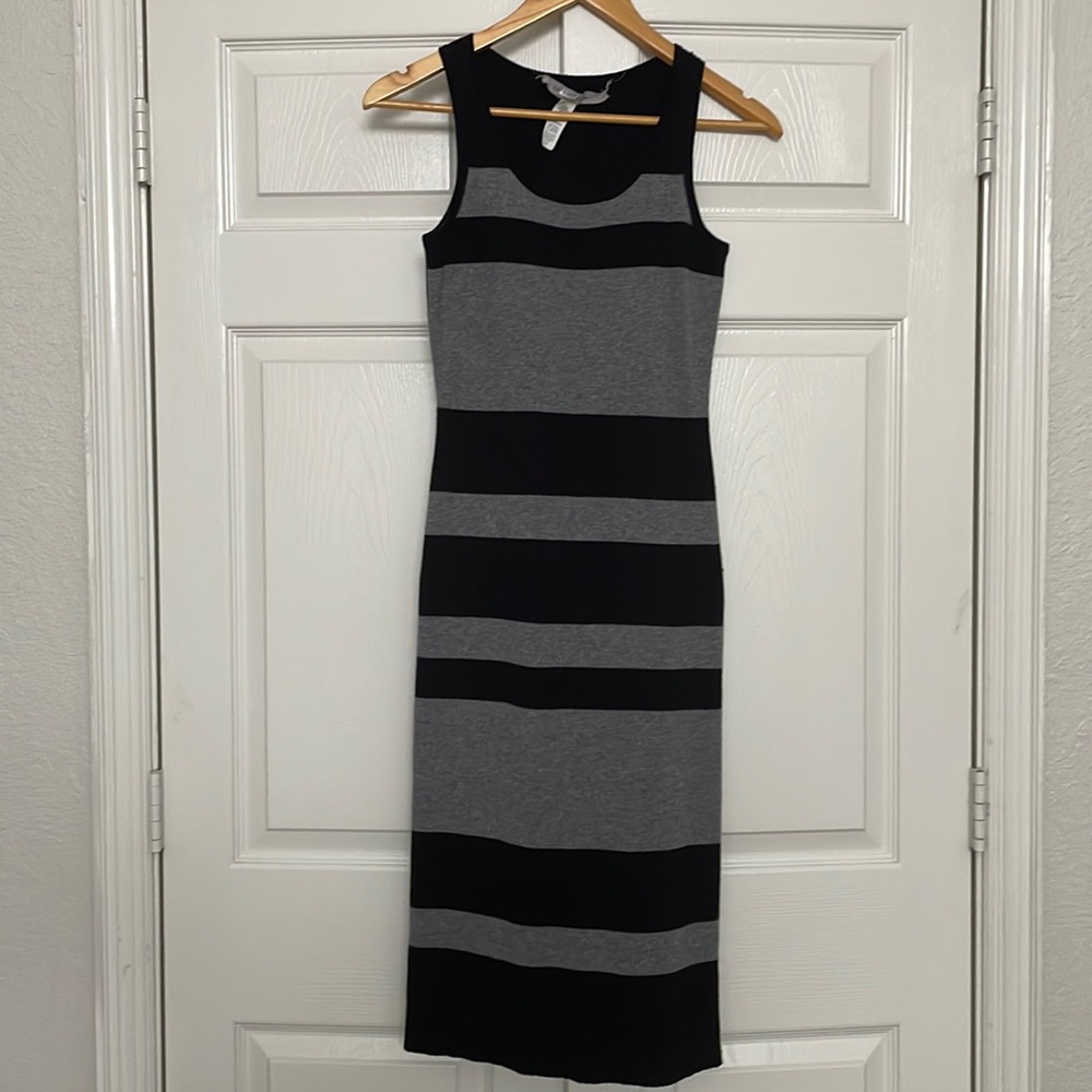 Athleta Reversible Haven Sweater Dress Black/Black $ Gray XXS